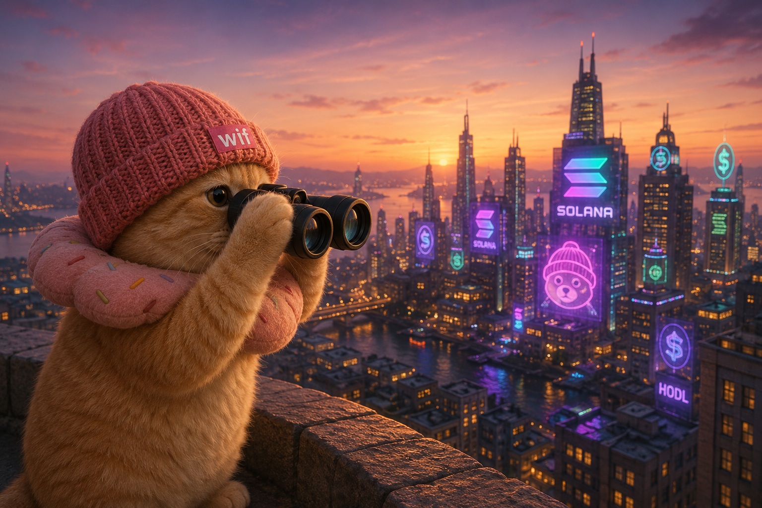 Benny scouting the city