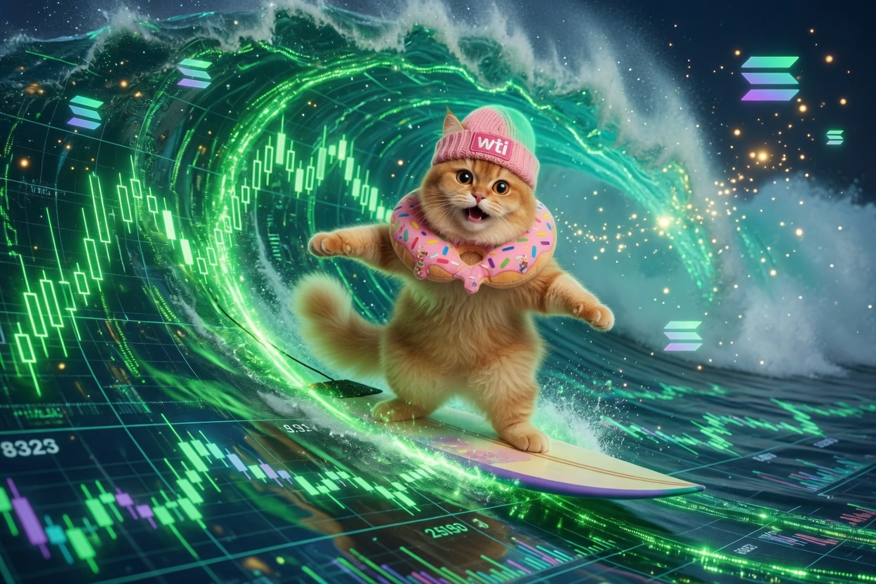 Benny surfing candle